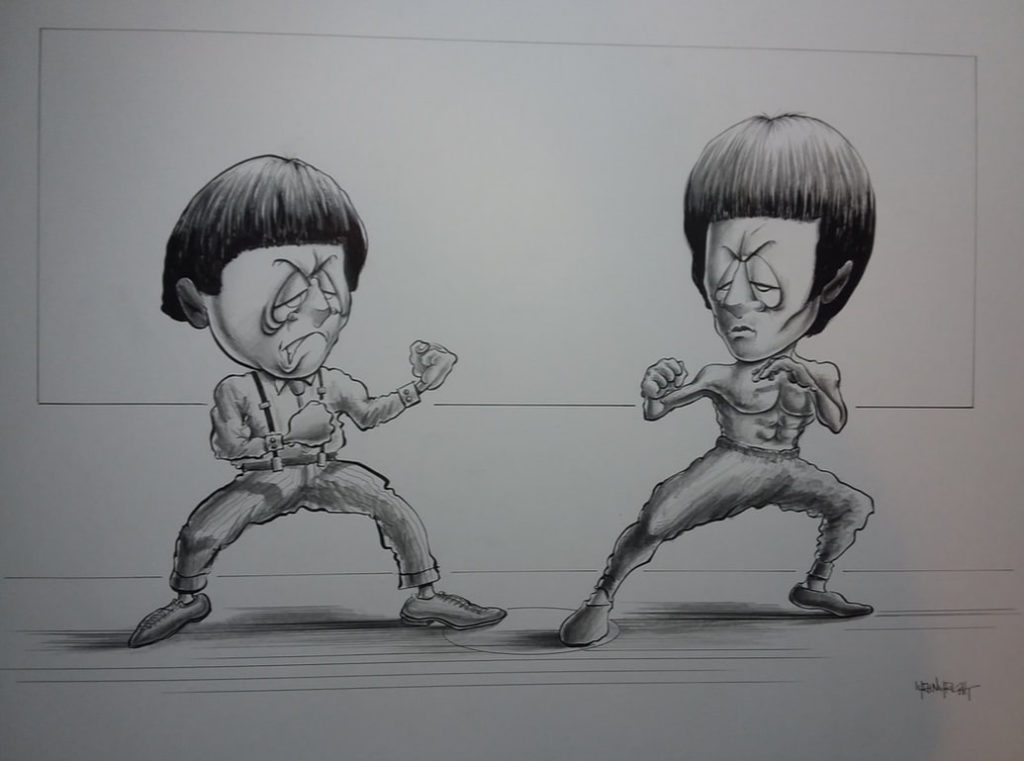 Mo Howard vs Bruce Lee